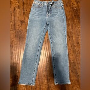 Madewell Light Blue Straight Leg Jeans